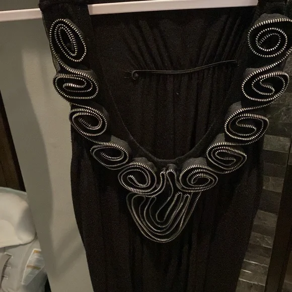 Tunic black size s with nice  silver accent - Picture 3 of 7